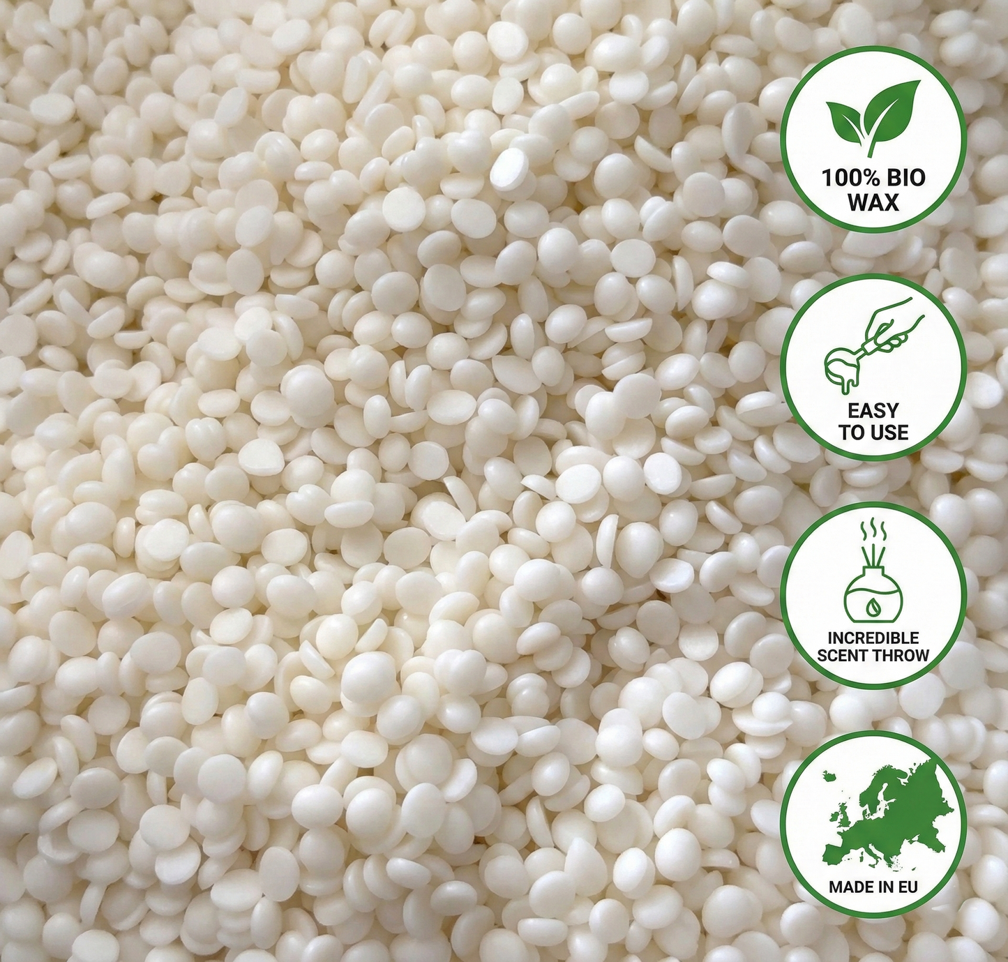 Premium Bio-Sojawachs aus Frankreich
