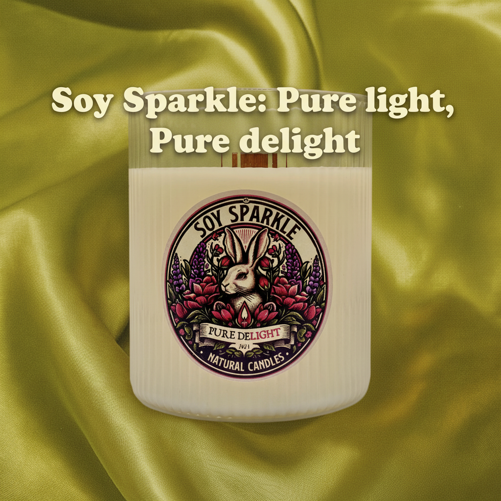 Japanischer Matcha mit Wildblumen – Premium Soja-Duftkerze – Classic Edition