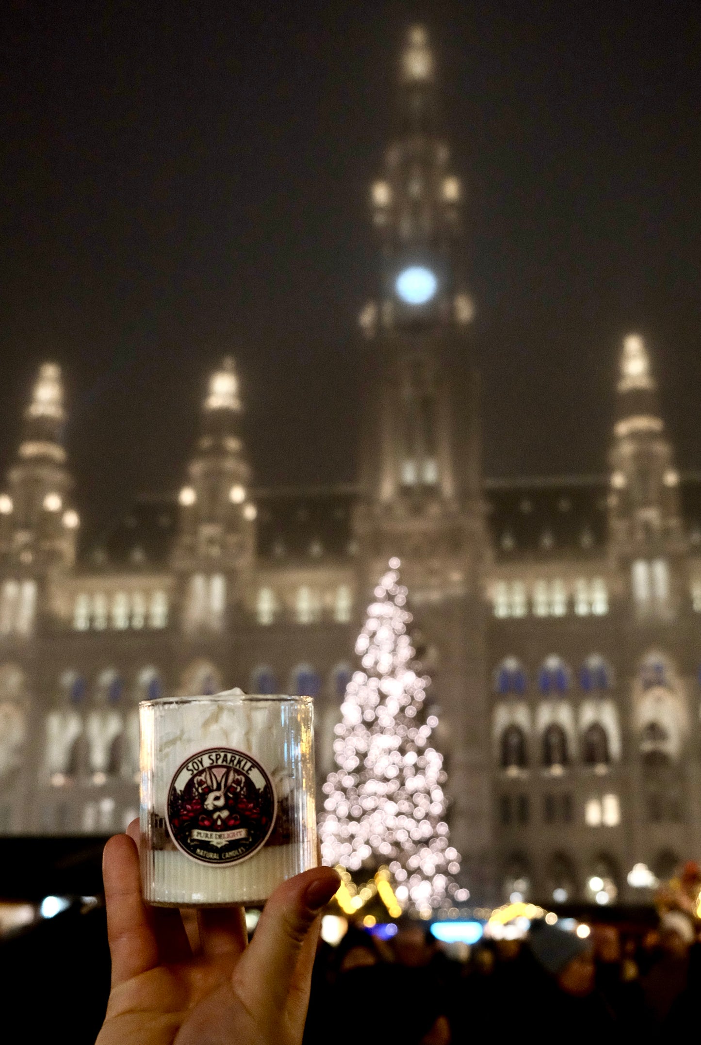 Crème au Nougat – Premium Soja-Duftkerze – Crème Edition