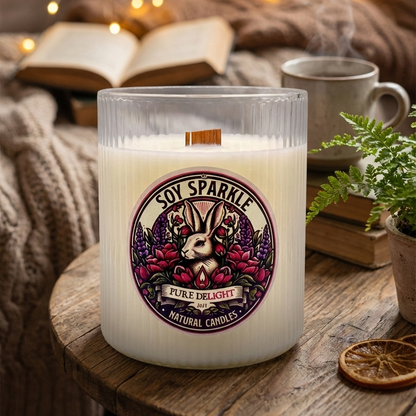 Roter Mond – Premium Soja-Duftkerze – Classic Edition