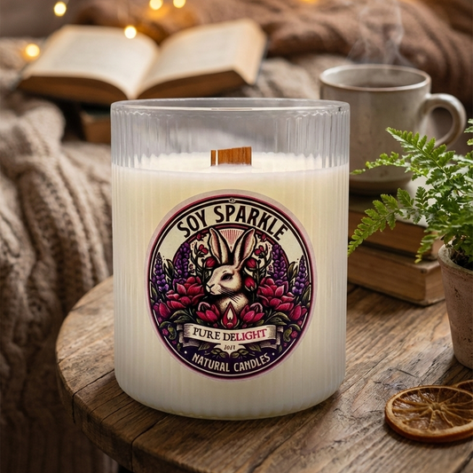 Roter Mond – Premium Soja-Duftkerze – Classic Edition