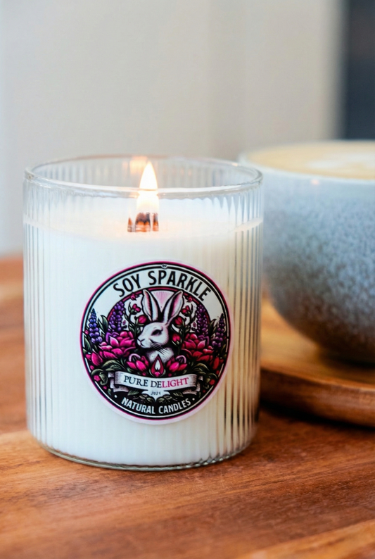 Nougat Amour – Premium Soja-Duftkerze – Classic Edition