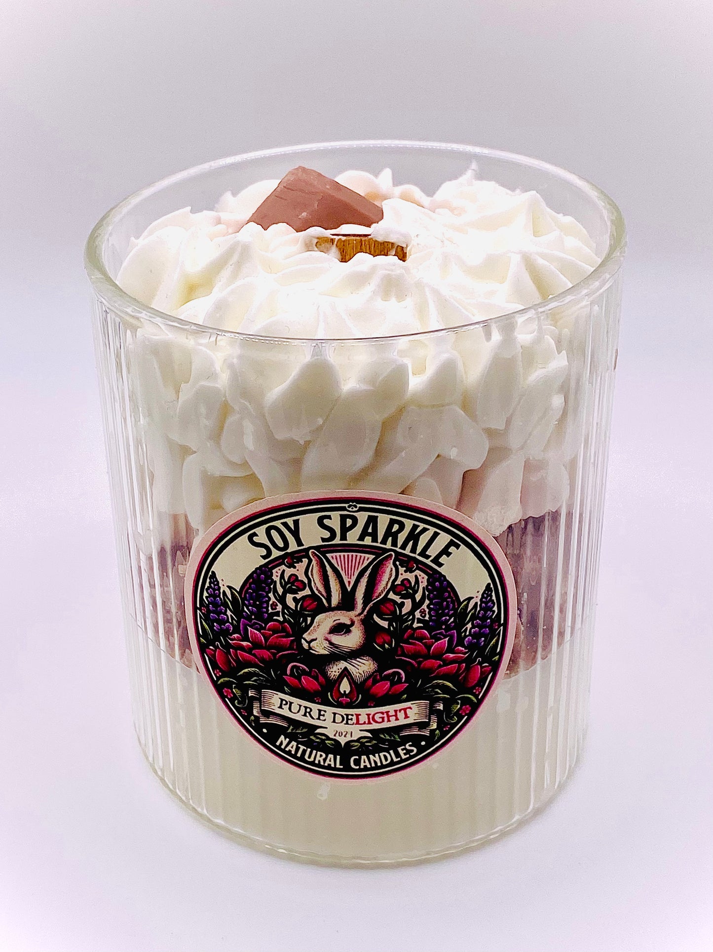 Crème au Nougat – Premium Soja-Duftkerze – Crème Edition