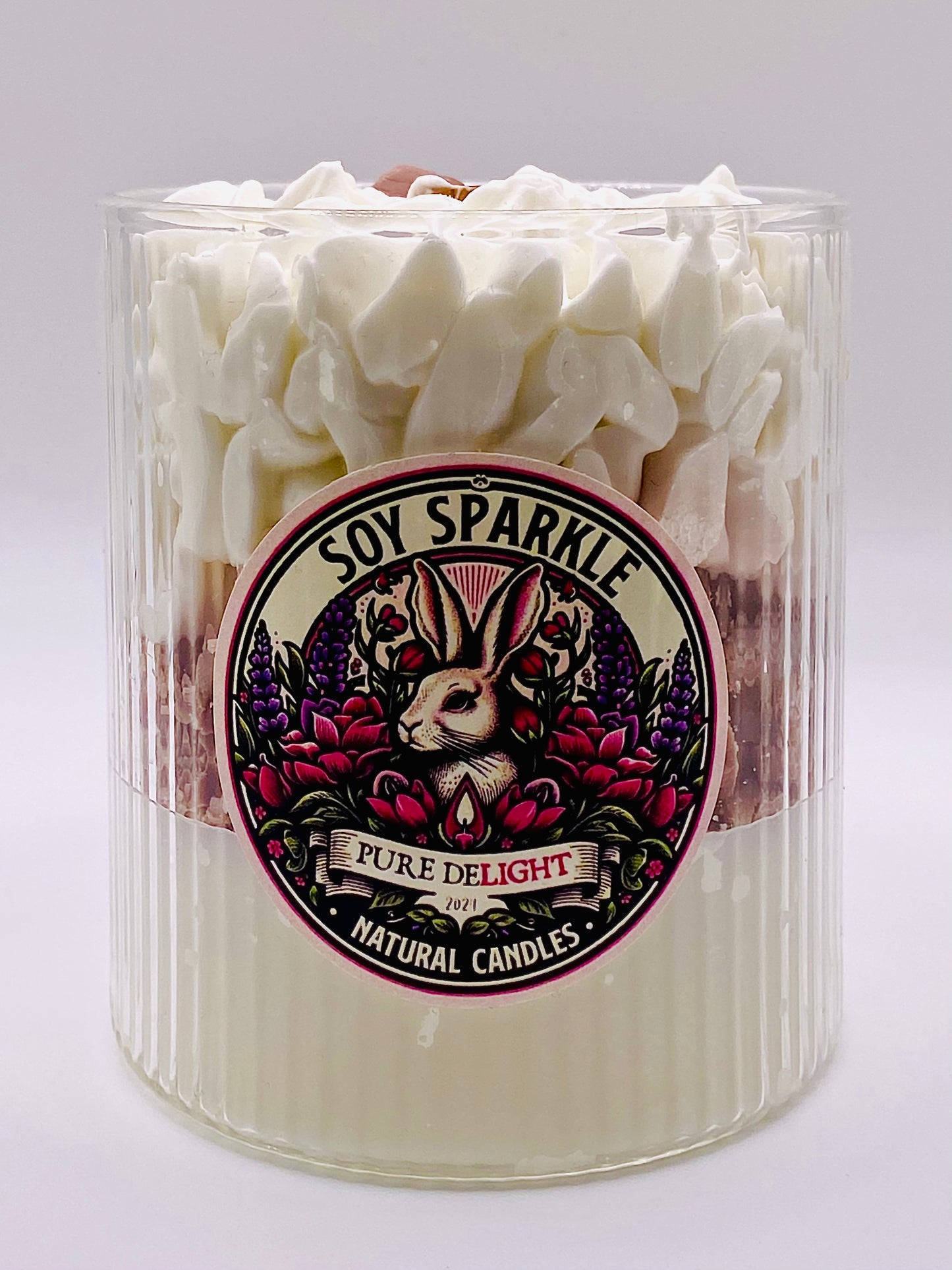 Crème au Nougat – Premium Soja-Duftkerze – Crème Edition