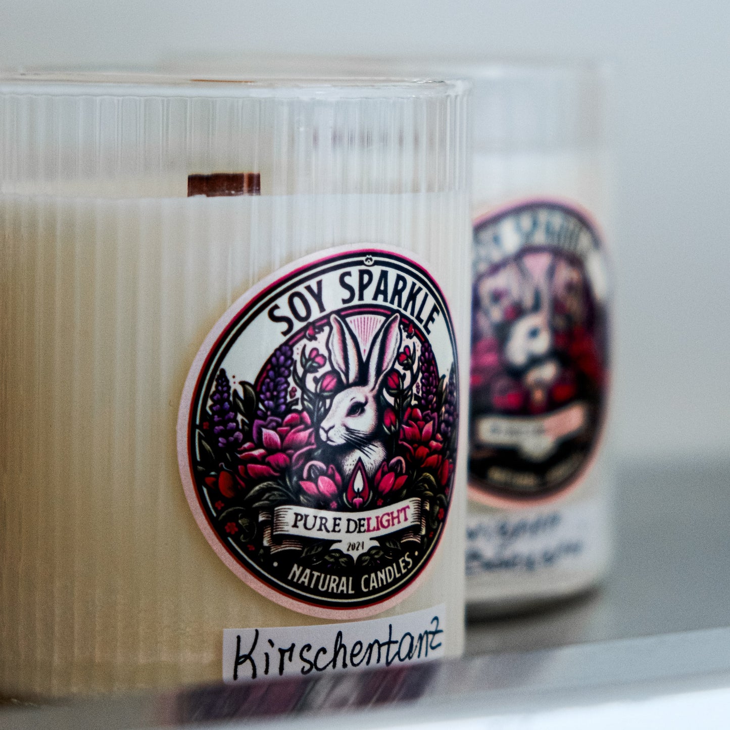 Kirschentanz – Bougie parfumée au soja de qualité supérieure – Édition classique
