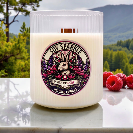 Roter Mond – Premium Soja-Duftkerze – Classic Edition